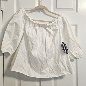 White off the shoulder top - NWT